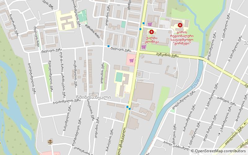 sukhishvili university gori location map