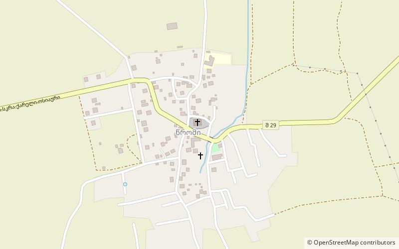 Chruch of Tsromi location map
