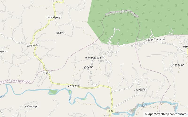 Jumati Monastery location map