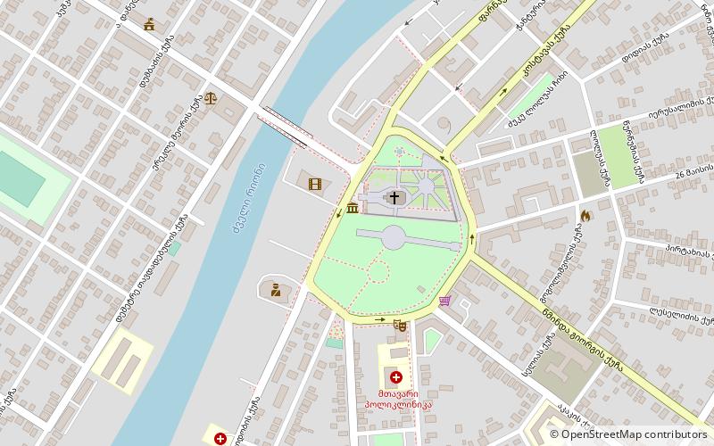 nikoladze tower poti location map