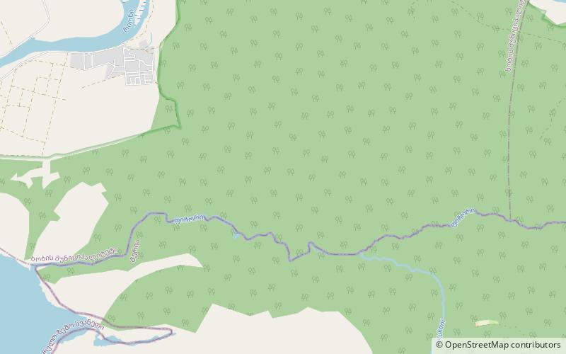 kolheti national park poti location map