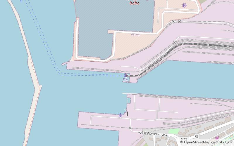 Poti Sea Port location map