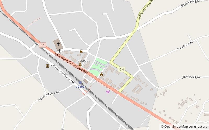 Abasha location map