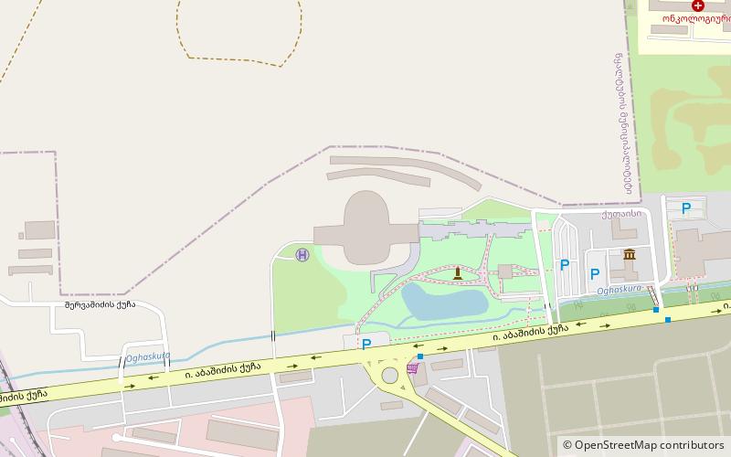 Bâtiment du Parlement géorgien location map