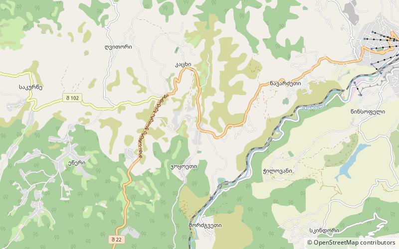 Katskhi Monastery location map