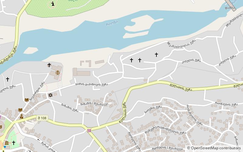 synagogue kutaisi location map