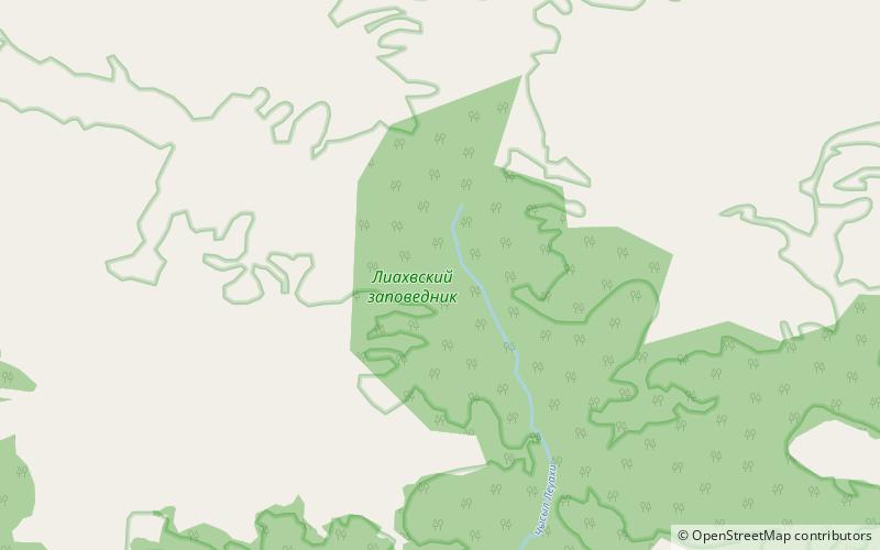 reserva natural estricta liakhvi location map