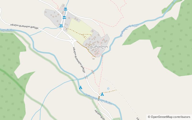 Dartlo church location map