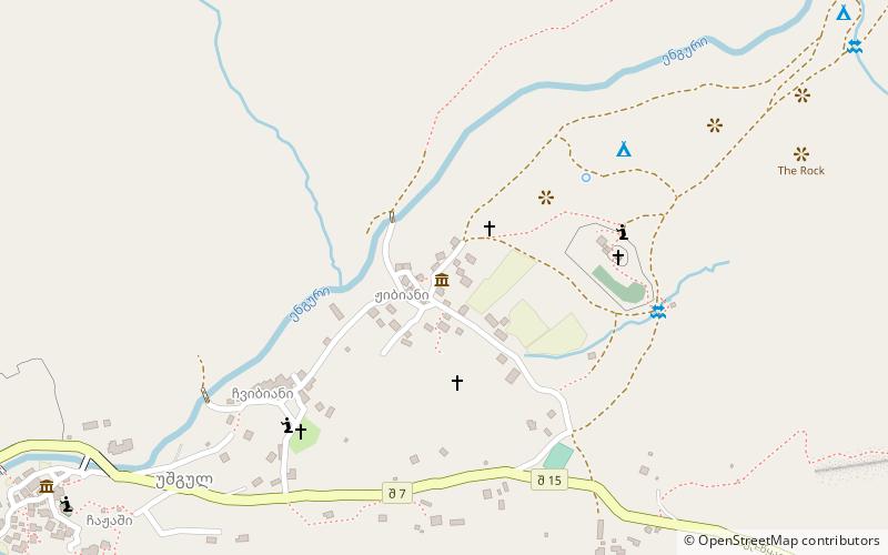 ethnographic museum ushguli location map