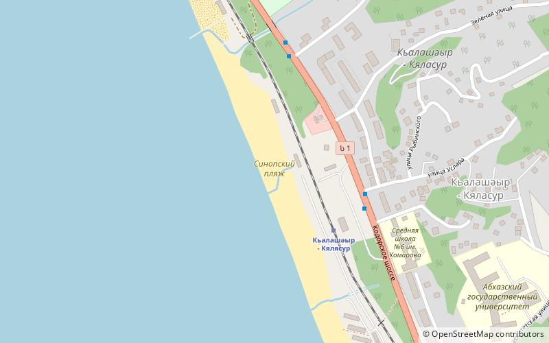 pescanyj plaz location map