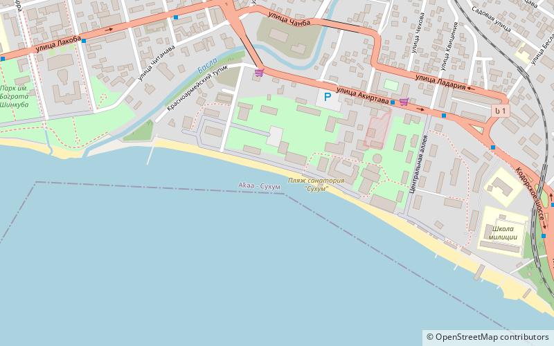 plaz sanatoria suhum sukhumi location map