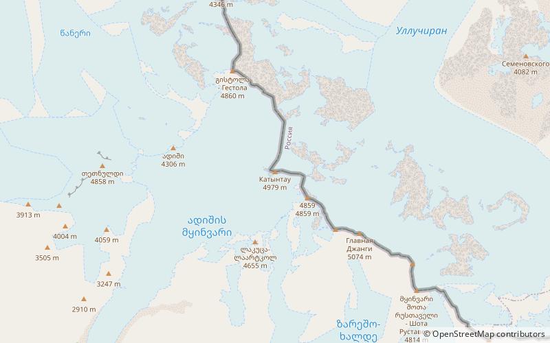 Katyn-Tau location map