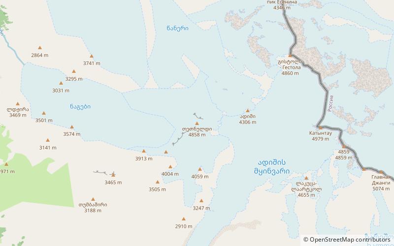 Tetnuldi location map