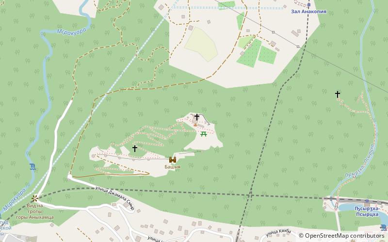 Anacopia Fortress location map