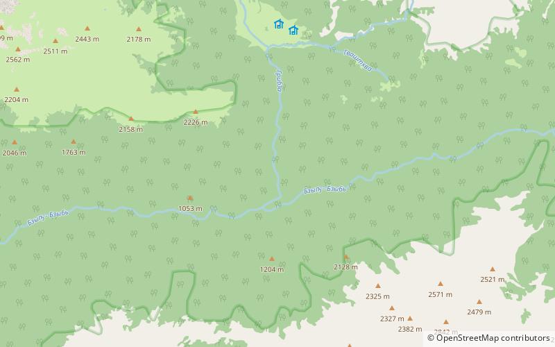 Pskhu-Gumista Strict Nature Reserve location map