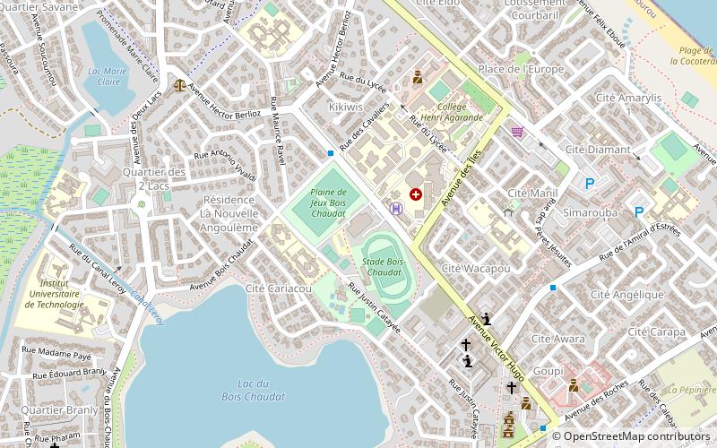 complexe omnisports kourou location map