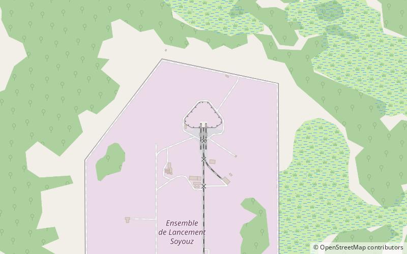 Ensemble de Lancement Soyouz location map