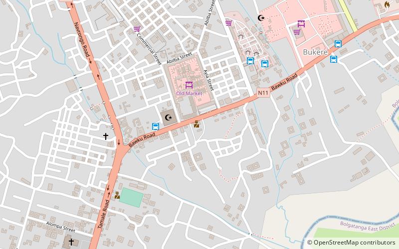 Dystrykt Bolgatanga location map