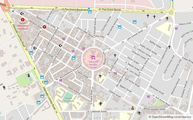 Market Circle location map