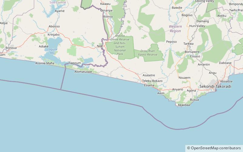 Nzulezo location map