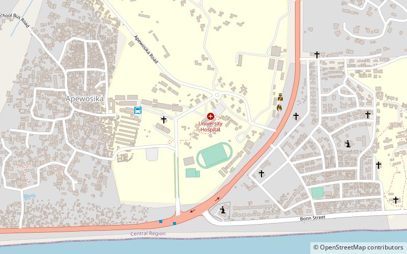 cape coast technical university location map