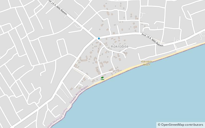 Kokrobite location map