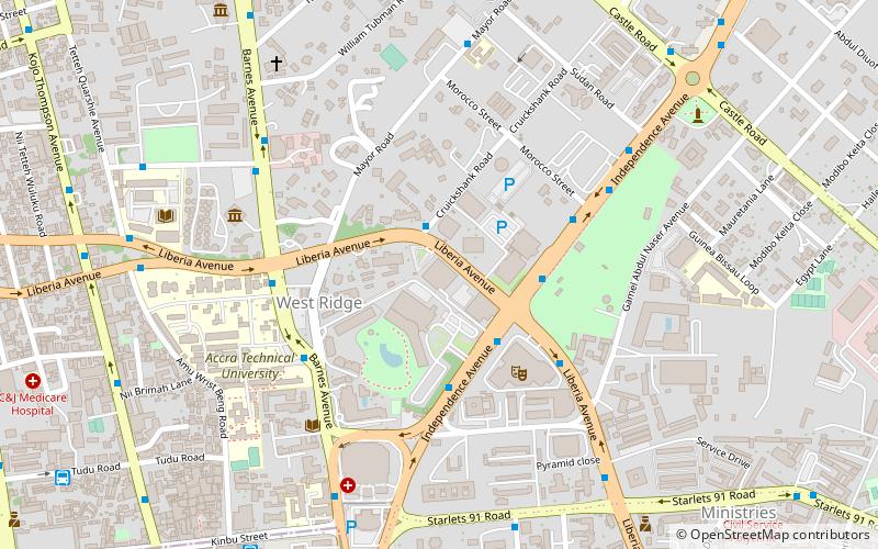 Ghana Stock Exchange location map