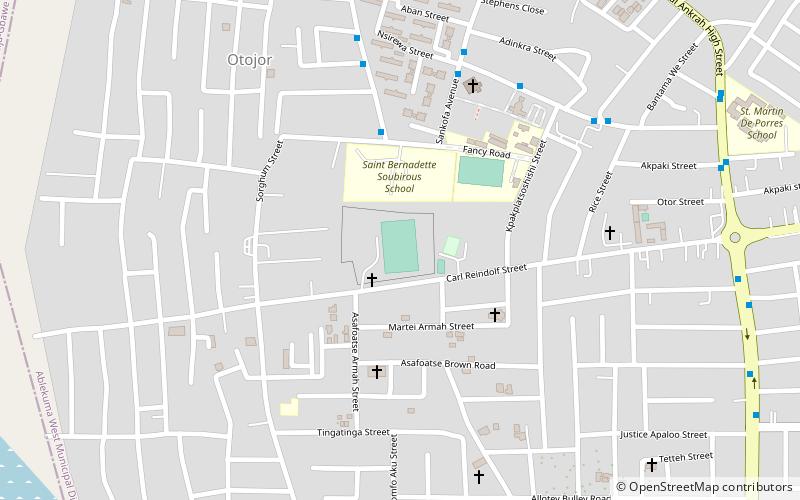 dansoman park acra location map