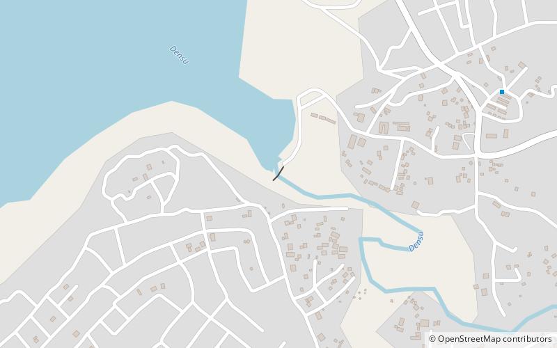 weija dam accra location map