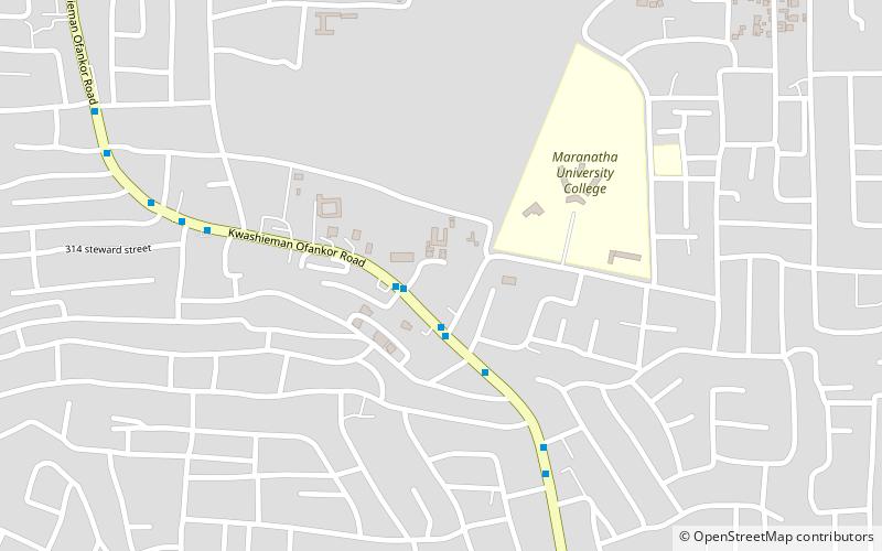 ga central municipal district accra location map