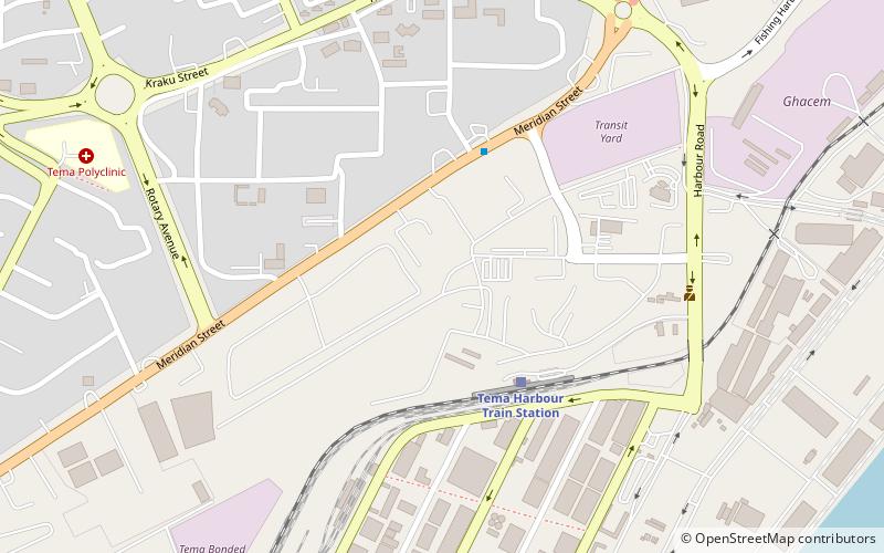 Tema Harbour location map