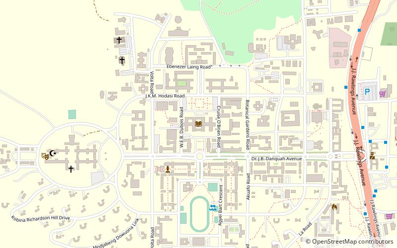 The Balme Library location map