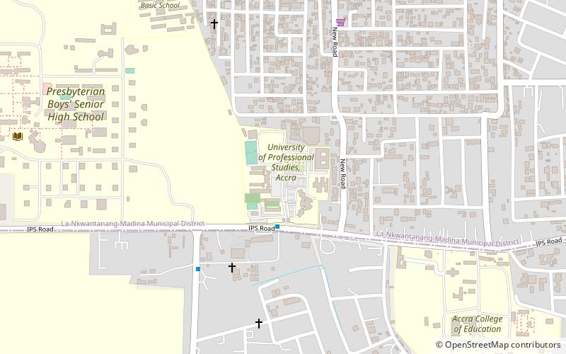 University of Professional Studies location map