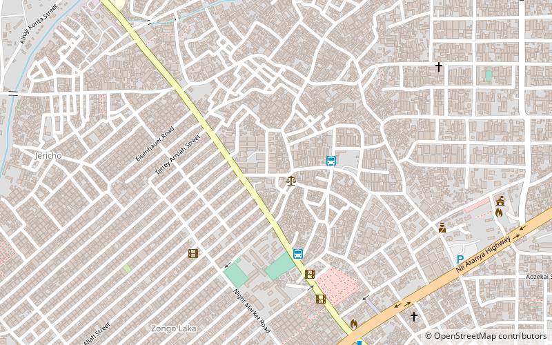 ashaiman municipal district tema location map