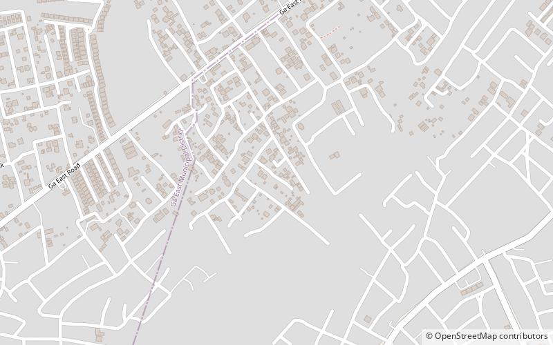 district municipal de ga est accra location map