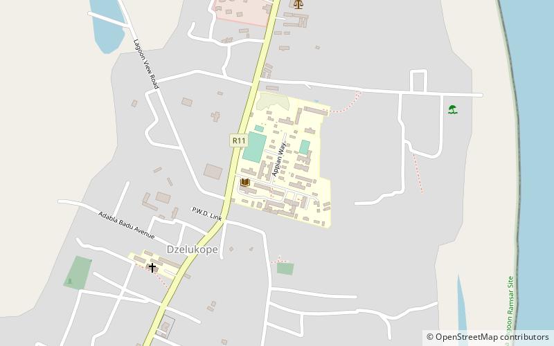 sports museum keta lagoon location map