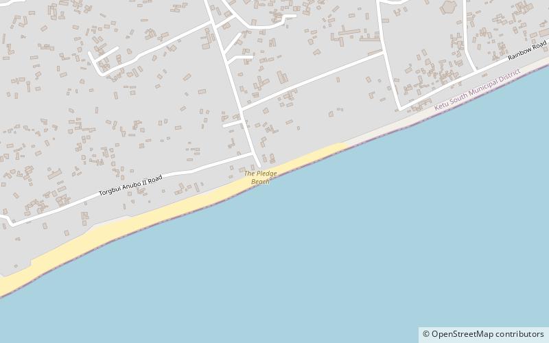The Pledge Beach location map