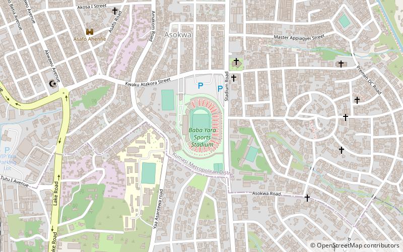 Baba Yara Stadium location map