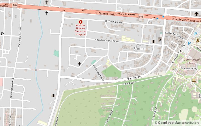 oforikrom municipal district kumasi location map