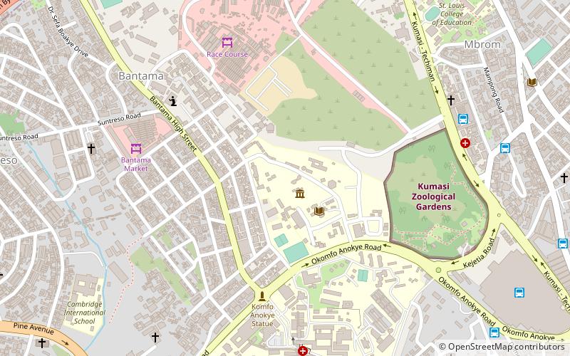 national cultural centre kumasi location map