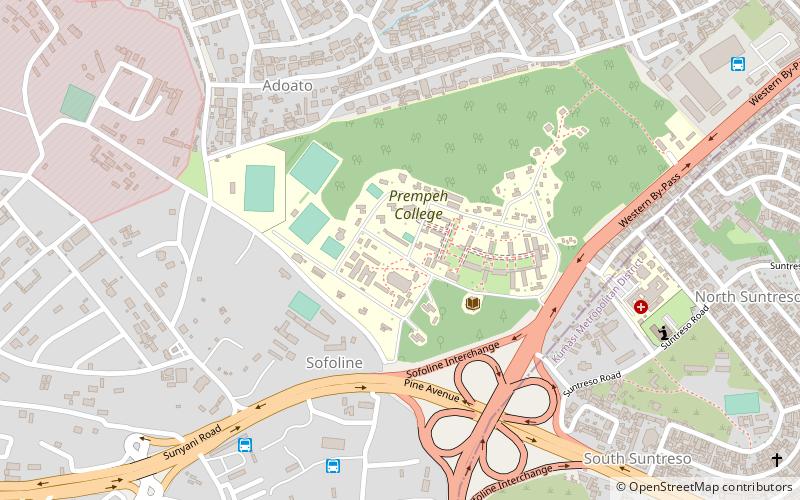 Prempeh College location map