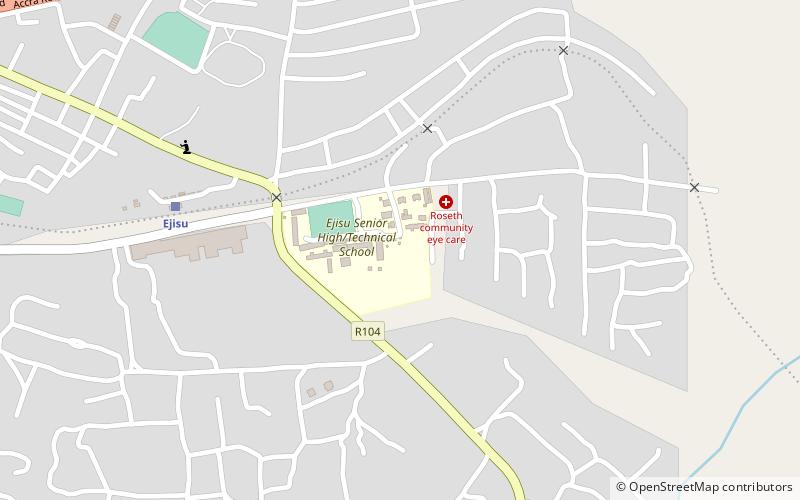 ejisu juaben district kumasi location map