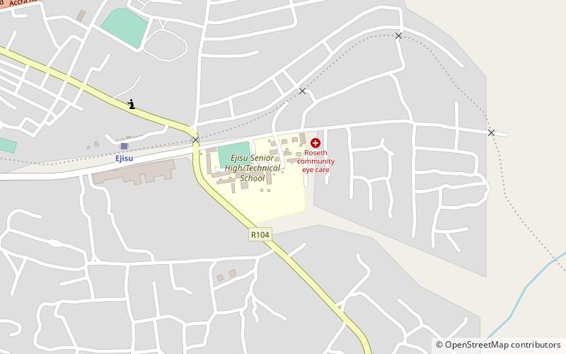 ejisu juaben kumasi location map