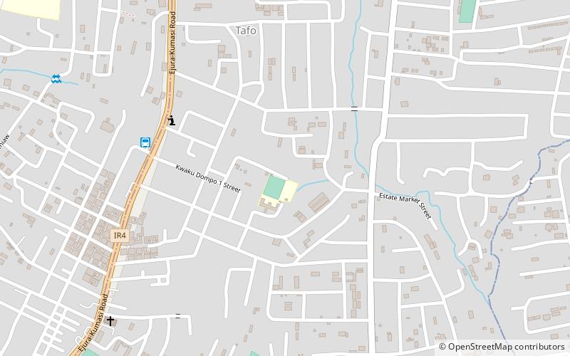old tafo municipal district kumasi location map