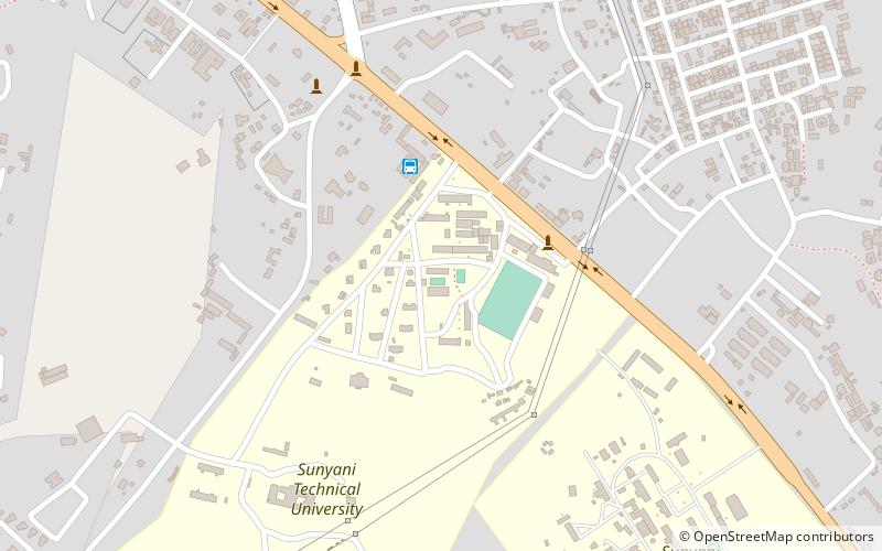 Sunyani Polytechnic location map