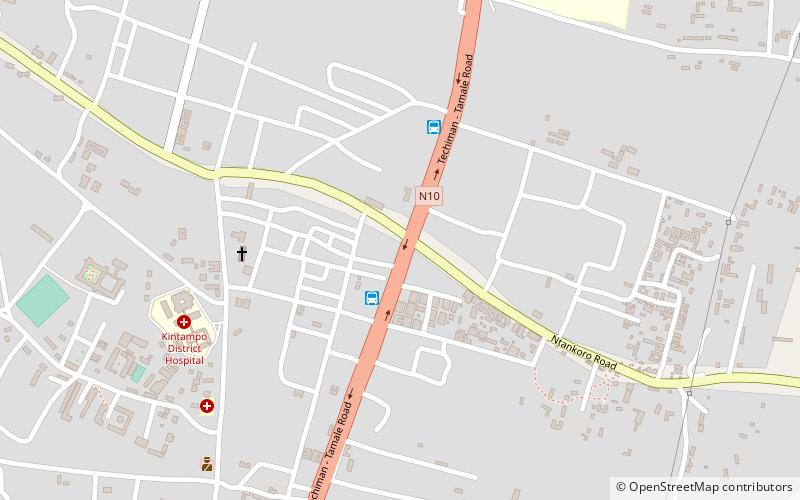 dystrykt kintampo north location map