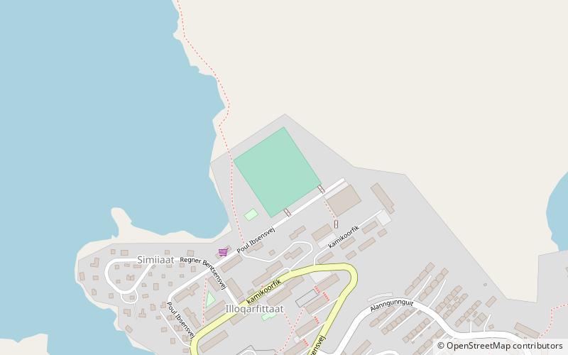 qaqortoq stadium location map