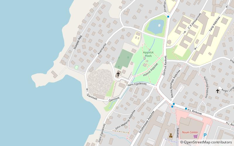 Nuuk Cathedral location map