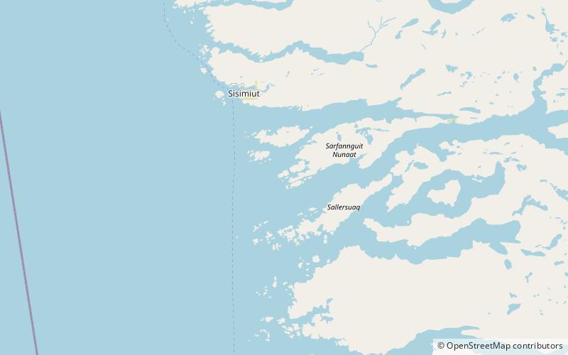 Nipisat Island location map