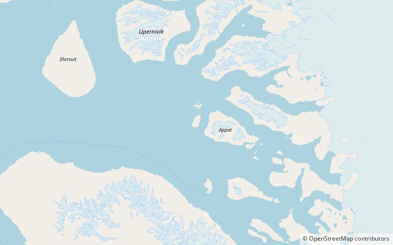 Salleq Island location map